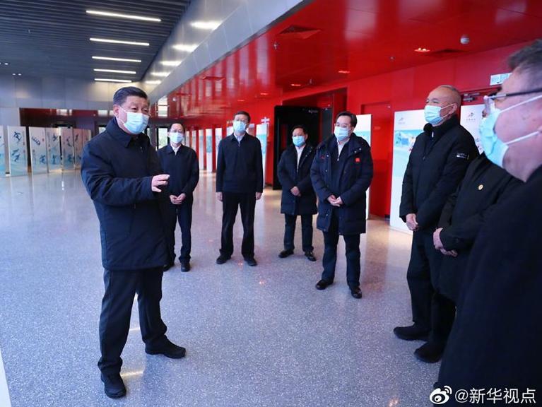 習近平考察北京冬奧會、冬殘奧會籌辦工作